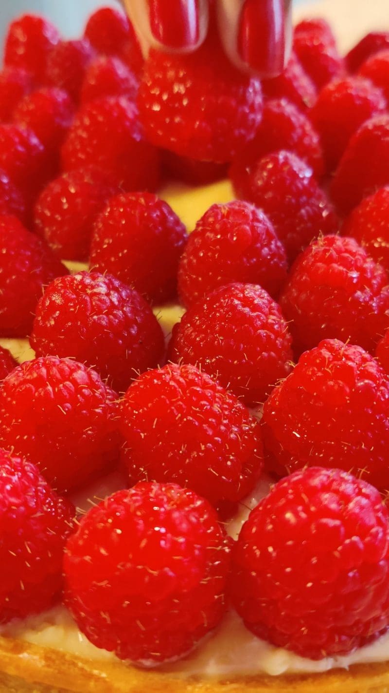 Lena | Croûte aux framboises