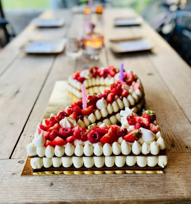 Vanille fruits rouges